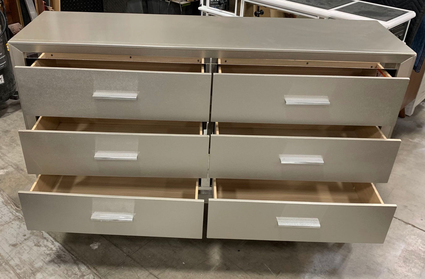 Ramon Collection - Ramon 6-drawer Dresser Metallic Sterling - 222703 2091CDR