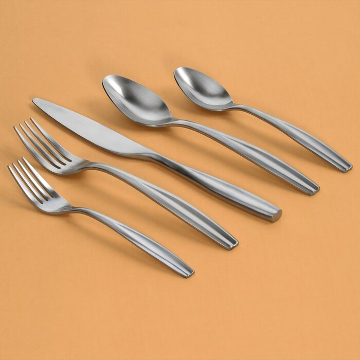 Beam 20 Piece 18/0 Stainless Steel Flatware Set, Service for 4 (ND159)