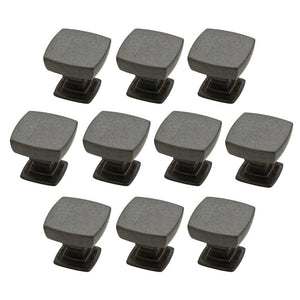1.1457'' Square Knob (Set of 54), Soft Iron