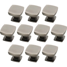 Load image into Gallery viewer, Heirloom Silver 1.1457'' Square Knob (Set of 10)
