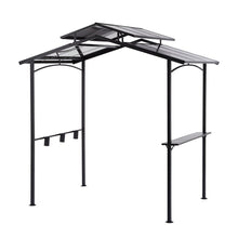 Load image into Gallery viewer, 1. Go 6.5&#39; X 4.9&#39; Outdoor Grill Gazebo 2-Tier Vented Bbq Canopy Steel Frame, Beige MRM2796
