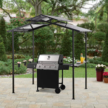 Load image into Gallery viewer, 1. Go 6.5&#39; X 4.9&#39; Outdoor Grill Gazebo 2-Tier Vented Bbq Canopy Steel Frame, Beige MRM2796
