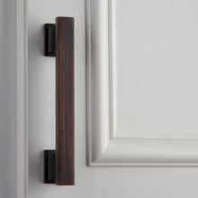 Load image into Gallery viewer, Sumner Street Home Hardware  High Desert 3-1/2-in Center to Center Oil-Rubbed Bronze Rectangular Bar Drawer Pulls (SET OF 10)
