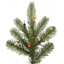 Load image into Gallery viewer, 6.5' x 47" Pre-Lit Artificial King Spruce Tree with 400 Multi-Color LED Lights
