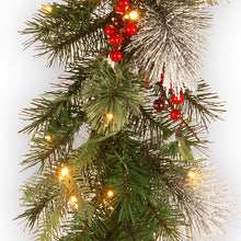 Load image into Gallery viewer, 108&#39;&#39; in. Lighted Faux Garland, (Set of 2)
