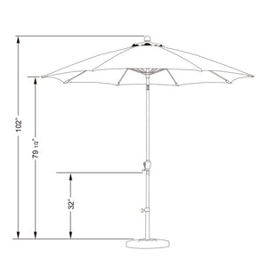 108'' Market Umbrella MRM3221