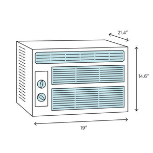 10,000 BTU Energy Star Window Air Conditioner with Remote  2666AH