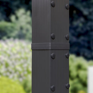 10' W x 10' D Metal Pergola with Canopy (SB460)