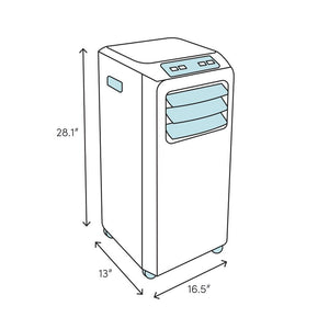10,000 BTU Energy Star Portable Air Conditioner with Remote 7721