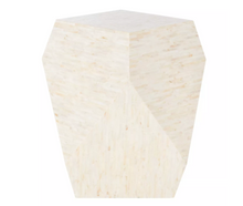 Load image into Gallery viewer, Lea Mosaic Geometric Side Table Light Beige - Safavieh 501AH
