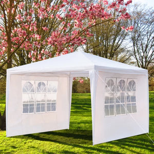 10 Ft. W x 10 Ft. D Steel Party Tent Canopy