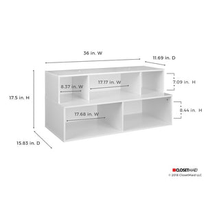 10 Pair Stackable Shoe Rack