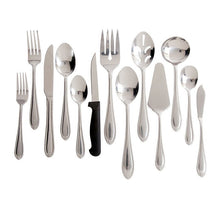 Load image into Gallery viewer, Pulaski 55 Piece 18/10 Stainless Steel Flatware Set, Service for 8 (SB224)
