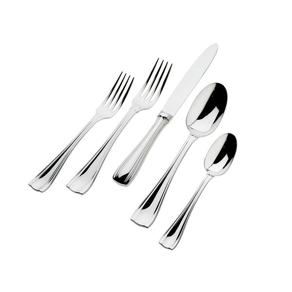 Diva 45 Piece 18/10 Stainless Steel Flatware Set, Service for 8 615ND
