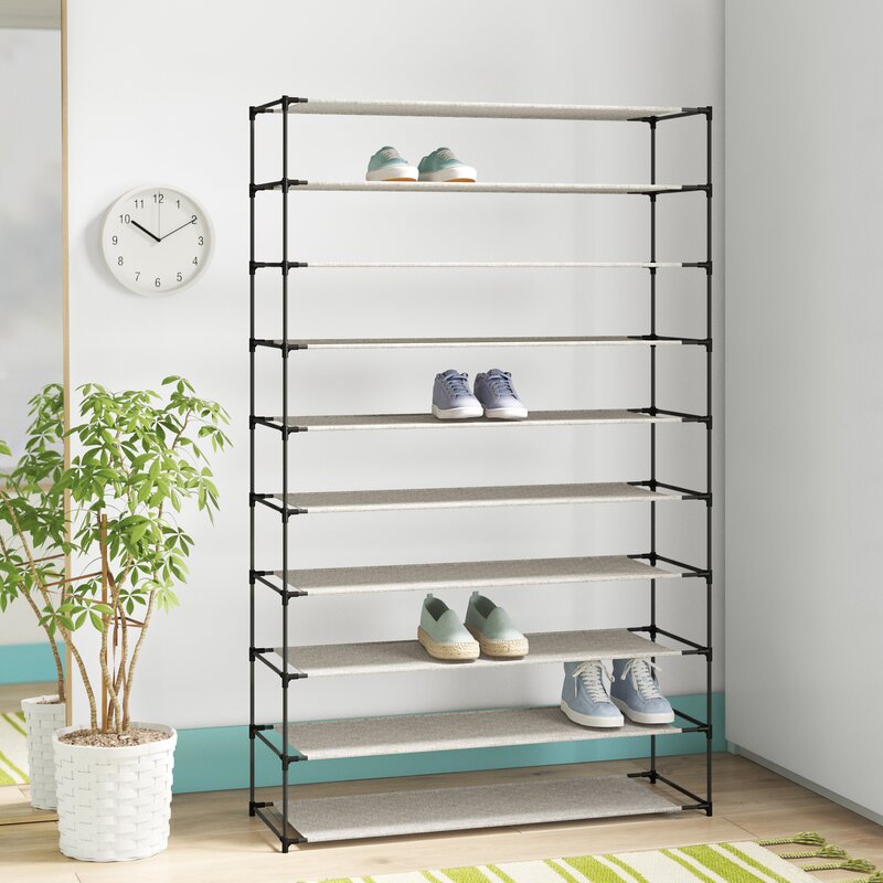 10 Tier 50 Pair Shoe Rack