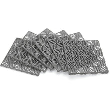 Load image into Gallery viewer, 11.81&quot; x 11.81&quot; Plastic Interlocking Deck Tile in Gray (Set of 6) 6234RR/GL (5 boxes)
