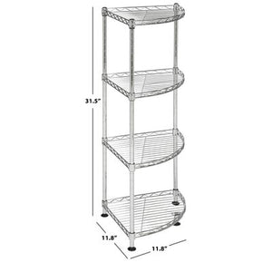 11.8" W x 31.5" H Bathroom Shelf - 716CE