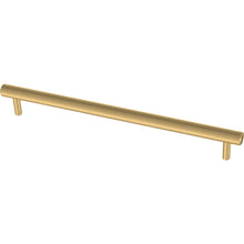 Load image into Gallery viewer, Franklin Brass  Bar 12-in Center to Center Brushed Brass Cylindrical Bar Drawer Pulls (SET OF 4)
