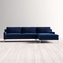 Load image into Gallery viewer, 118.89&quot; Wide Velvet Sofa &amp; Chaise Sectional SB2157
