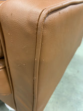 Load image into Gallery viewer, Valerian 73&quot; Wide Faux Leather Square Arm Sofa 1199CDR
