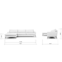 Load image into Gallery viewer, 119&quot; Wide Sofa &amp; Chaise  Sectional 4954RR (2 boxes)
