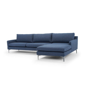 119" Wide Sofa & Chaise Sectional