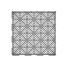 Load image into Gallery viewer, 11&quot; x 11&quot; Plastic Interlocking Diamond Pattern Flooring Patio Deck Tiles (Set of 3 boxes))
