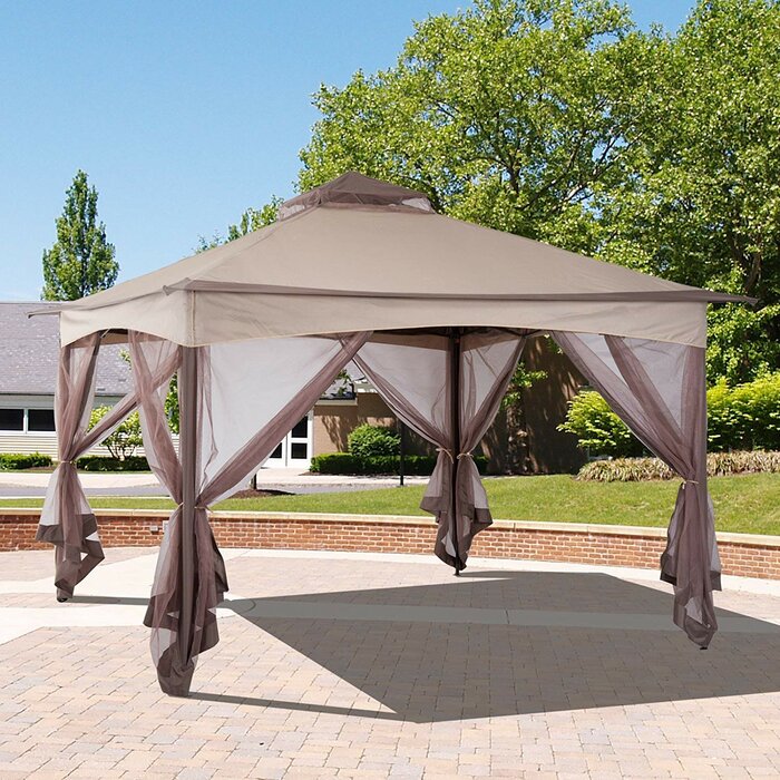 11 Ft. W x 11 Ft. D Steel Gazebo, #6347