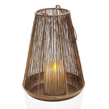 Load image into Gallery viewer, 11&quot; Metal Tabletop Lantern
