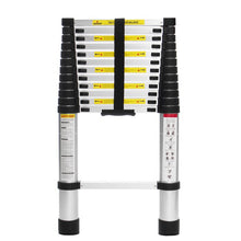 Load image into Gallery viewer, 12.5&#39; 12 - Step Aluminum Lightweight Folding Extension Ladder
