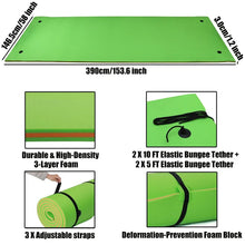 Load image into Gallery viewer, 12.8’ x 4.8’ 3 Layer XPE Foam Pool Floating Mat
