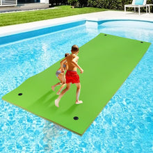 Load image into Gallery viewer, 12.8’ x 4.8’ 3 Layer XPE Foam Pool Floating Mat
