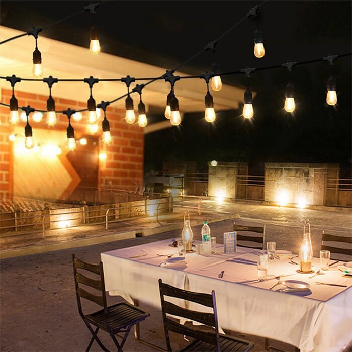1200'' Outdoor 30 - Bulb Standard String Light, (Set of 2) - 2 Boxes