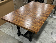 Load image into Gallery viewer, Modern Farmhouse Extendable Dining Table 1204CDR
