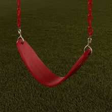 Load image into Gallery viewer, (2) Red Belt Swing Seats with Chains #9368
