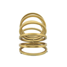 Load image into Gallery viewer, Contemporary 16" Metal Slinky Deco - Gold

