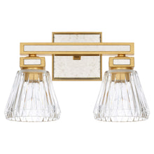 Load image into Gallery viewer, Capital Lighting 123021CG-436 Abella 2 Light 14 inch Capital Gold Vanity Wall Light 770AH
