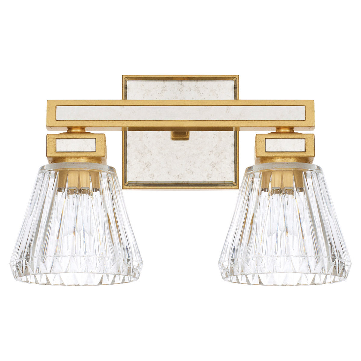 Capital Lighting 123021CG-436 Abella 2 Light 14 inch Capital Gold Vanity Wall Light 770AH