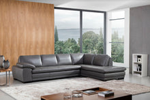 Load image into Gallery viewer, 124&quot; Wide Leather Match Sofa &amp; Chaise 6609RR-OB
