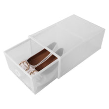 Load image into Gallery viewer, 12Pcs Foldable Shoe Box Storage Plastic Transparent (Set of 12)
