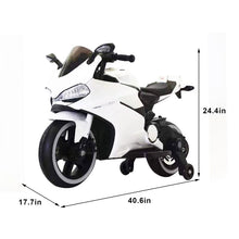 Load image into Gallery viewer, 12V 7A Electric Children Riding Toy, Electric Motorcycle With Flashing Wheels MRM4043
