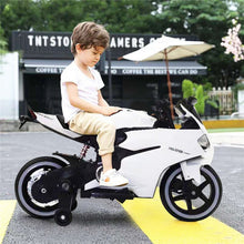 Load image into Gallery viewer, 12V 7A Electric Children Riding Toy, Electric Motorcycle With Flashing Wheels MRM4043
