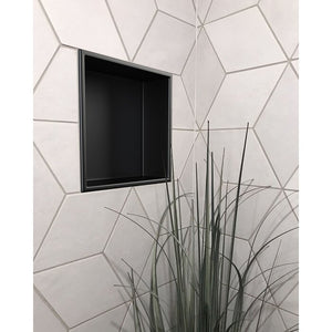 12" X 12" Stainless Steel Shower Niche and Shelf