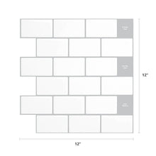 Load image into Gallery viewer, 12&quot; x 12&quot; PVC Peel &amp; Stick Subway Tile GL231
