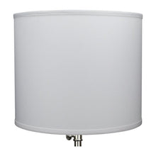 Load image into Gallery viewer, White 12&#39;&#39; H x 14&#39;&#39; W Linen Drum Lamp Shade ( Spider )

