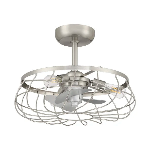 12'' Aric 3 - Blade Ceiling Fan with and Light Kit Included