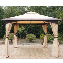Load image into Gallery viewer, 12 Ft. W x 9.8 Ft. D Steel Patio Gazebo 2182CDR
