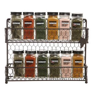 12 Jar Spice Rack