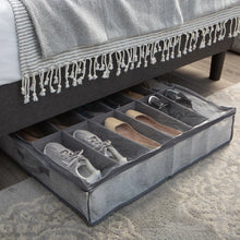 Load image into Gallery viewer, 12 Pair Fabric Underbed Storage
