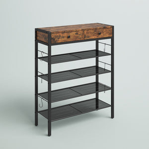 12 Pair Shoe Rack